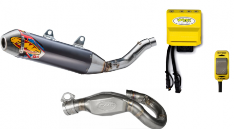 CRF450L/RL'19-26 FMF Q4 EXHAUST & VORTEX ECU COMBO